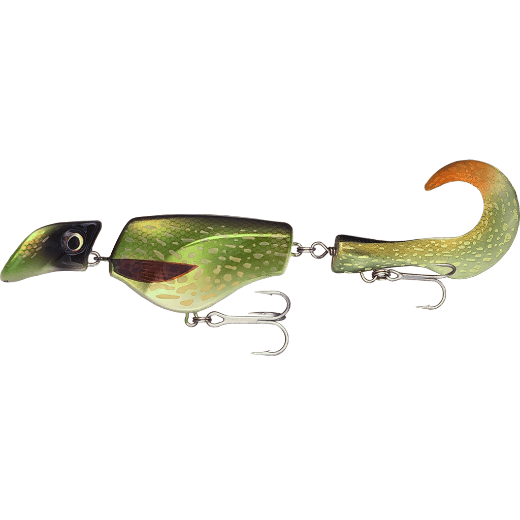 Headbanger Lures Hybrid Baits Sinking / Northern Pike Headbanger Tail 9"