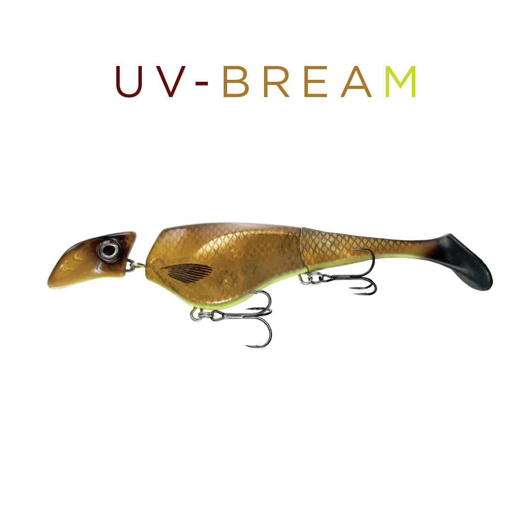 Headbanger Lures Hybrid Baits Suspending / UV Bream Headbanger Shad 9"
