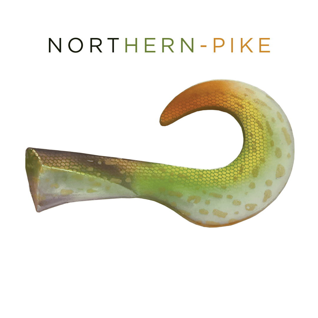 Headbanger Lures Northern Pike Colossus Curly Replacement Tail