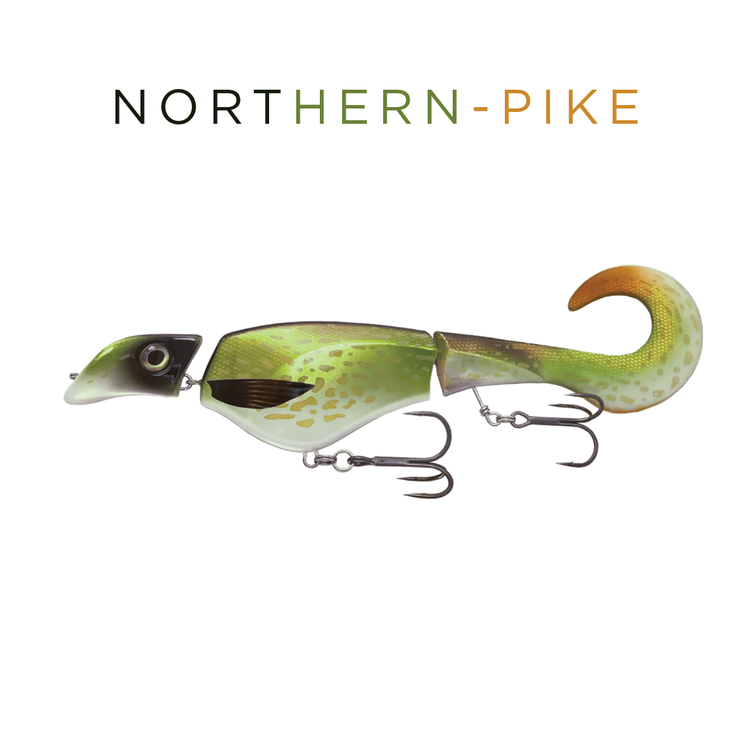 Headbanger Lures Northern Pike Headbanger Colossus Curly 12"