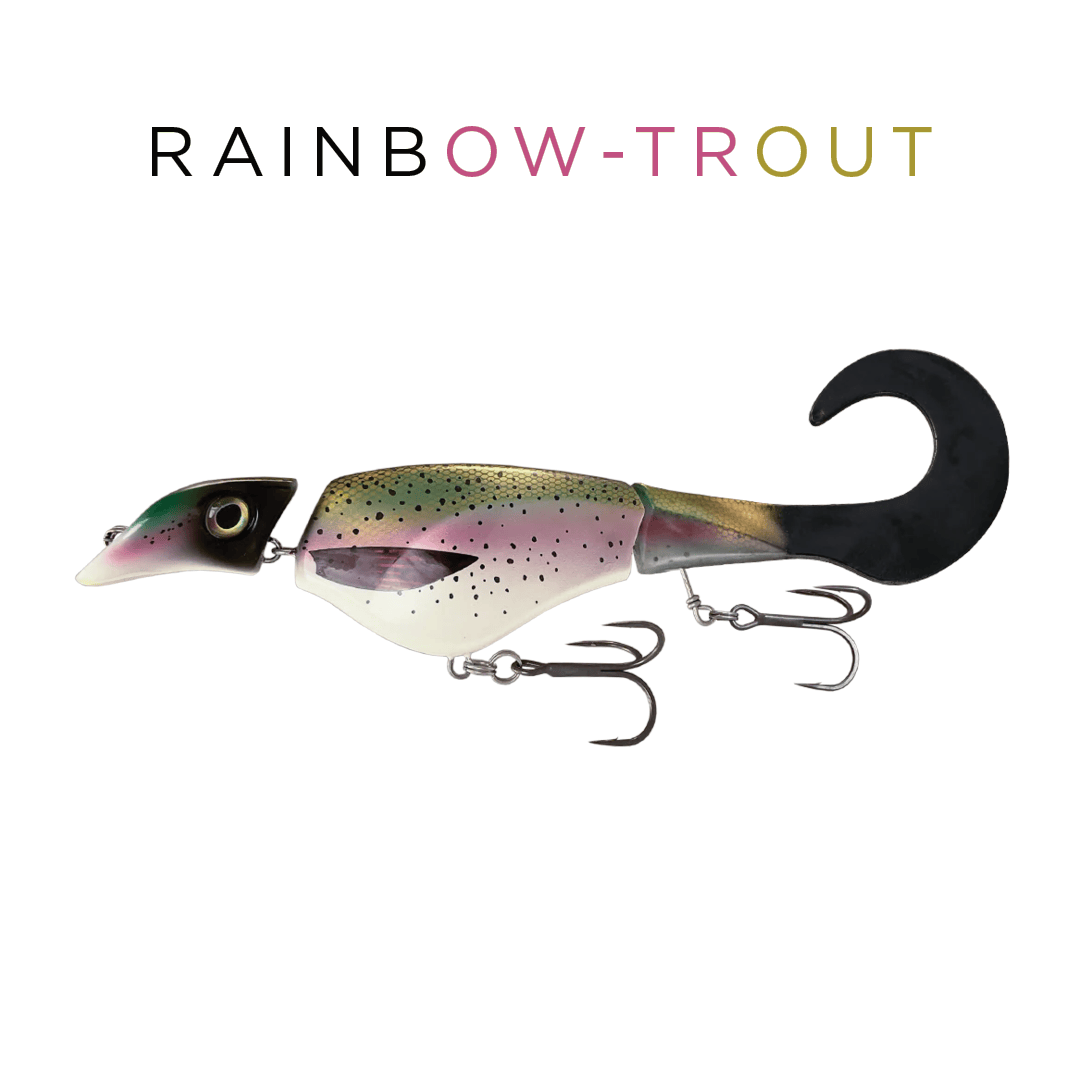 Headbanger Lures Rainbow Trout Headbanger Colossus Curly 12"