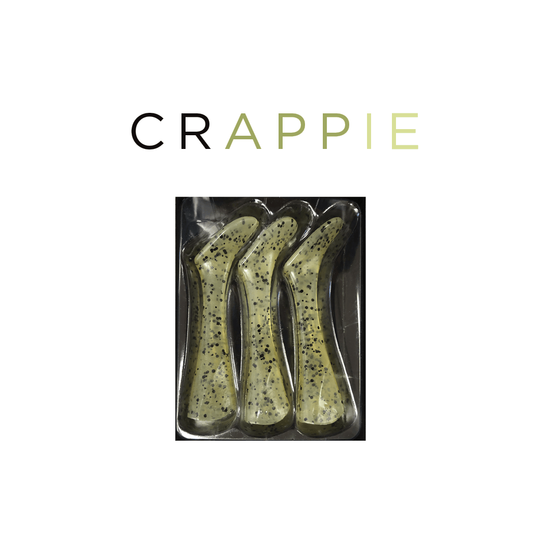 Headbanger Lures Replacements Crappie Headbanger Shad 6" Replacement Tails