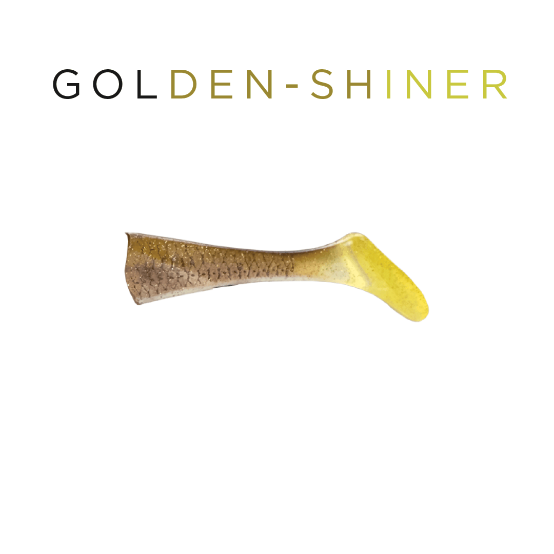 Headbanger Lures Replacements Golden Shiner Headbanger Shad 6" Replacement Tails