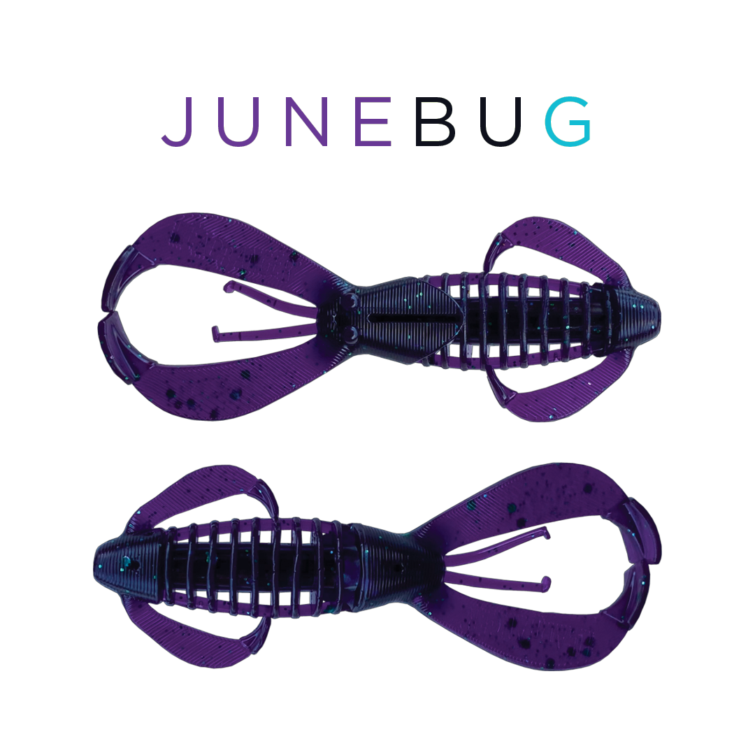 Headbanger Lures Soft Baits 4" (7-pack) / Junebug Headbanger BangerBug