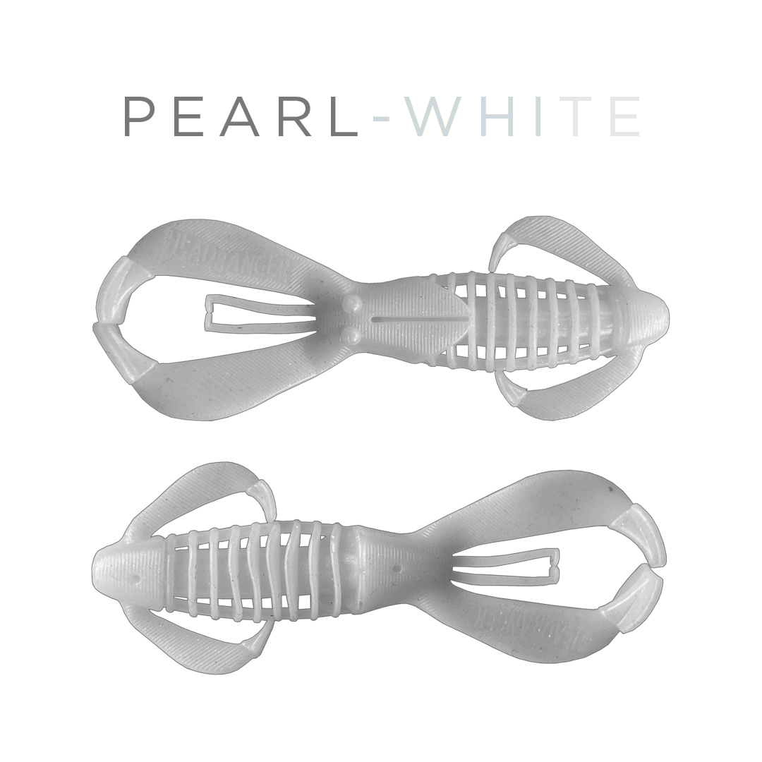 Headbanger Lures Soft Baits 4" (7-pack) / Pearl White Headbanger BangerBug