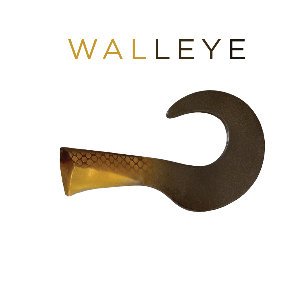 Headbanger Lures Walleye Colossus Curly Replacement Tail