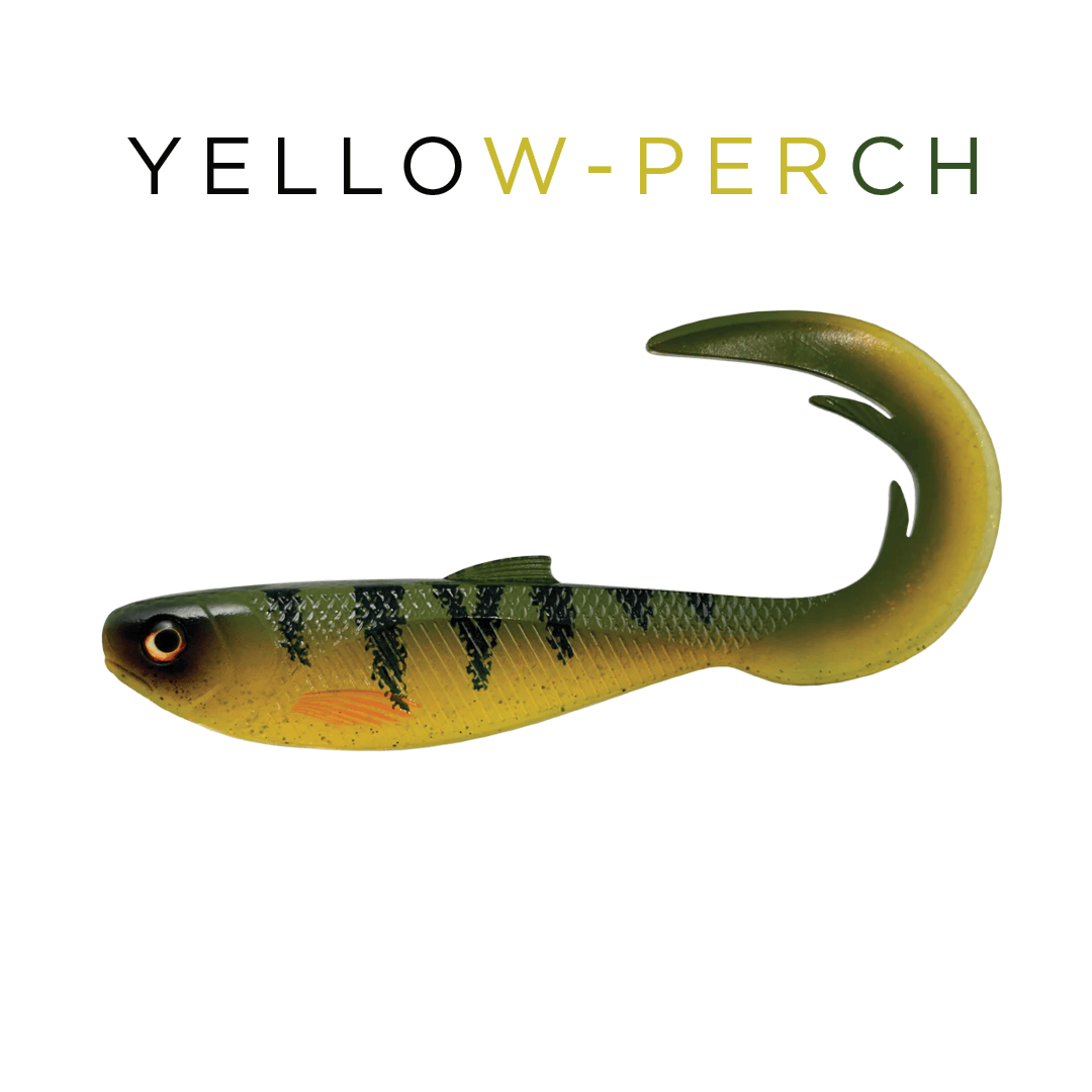 Headbanger Lures Yellow Perch Headbanger FireTail V2 8-1/2"
