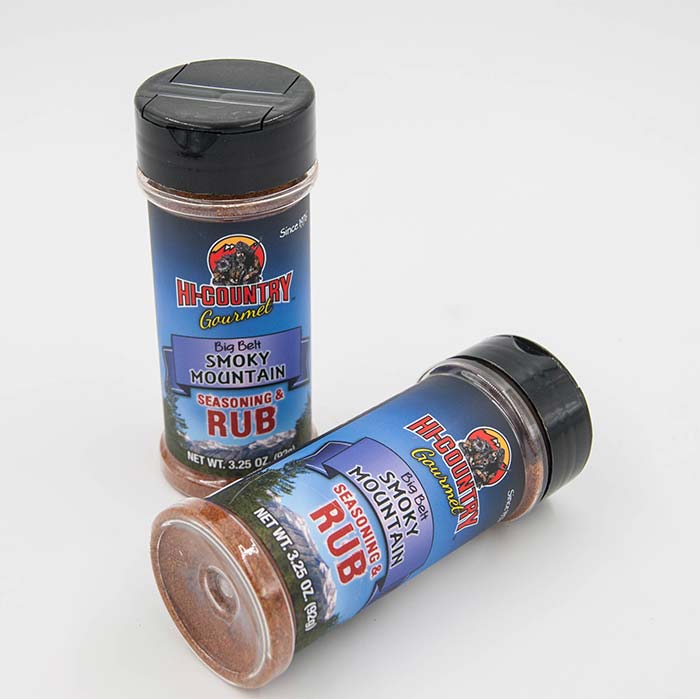 Hi-Country Snack Foods Inc. Seasoning Rub Shaker Rubs - Smoky Mountain Seasoning 3.25 oz.