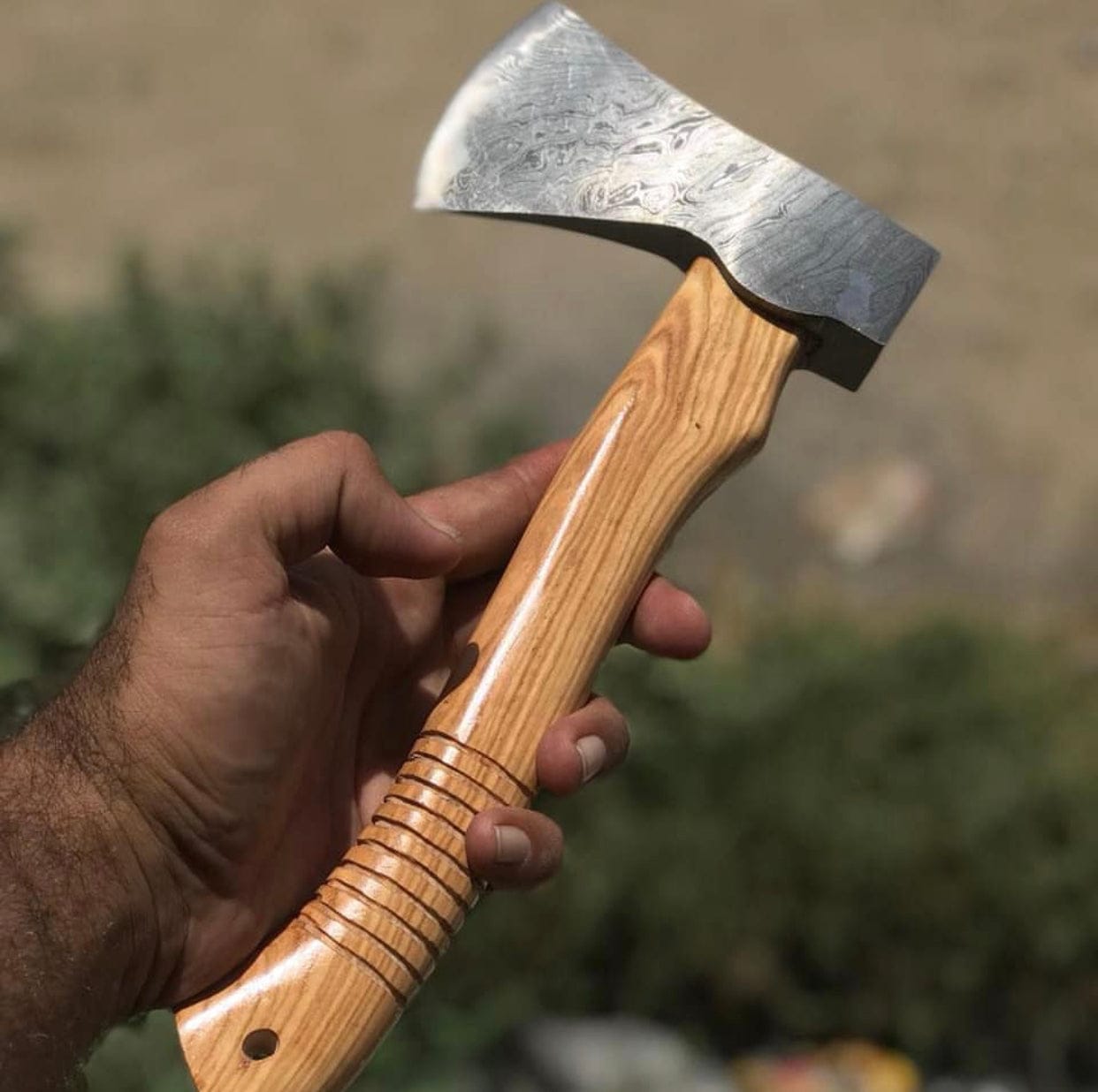 KBS Knives Store Axe Damascus Steel EDC Axe