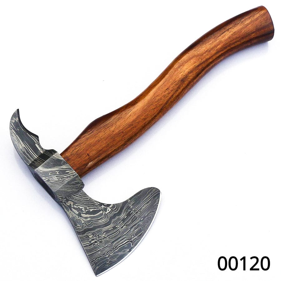 KBS Knives Store Axe Damascus Steel Tomahawk 00120