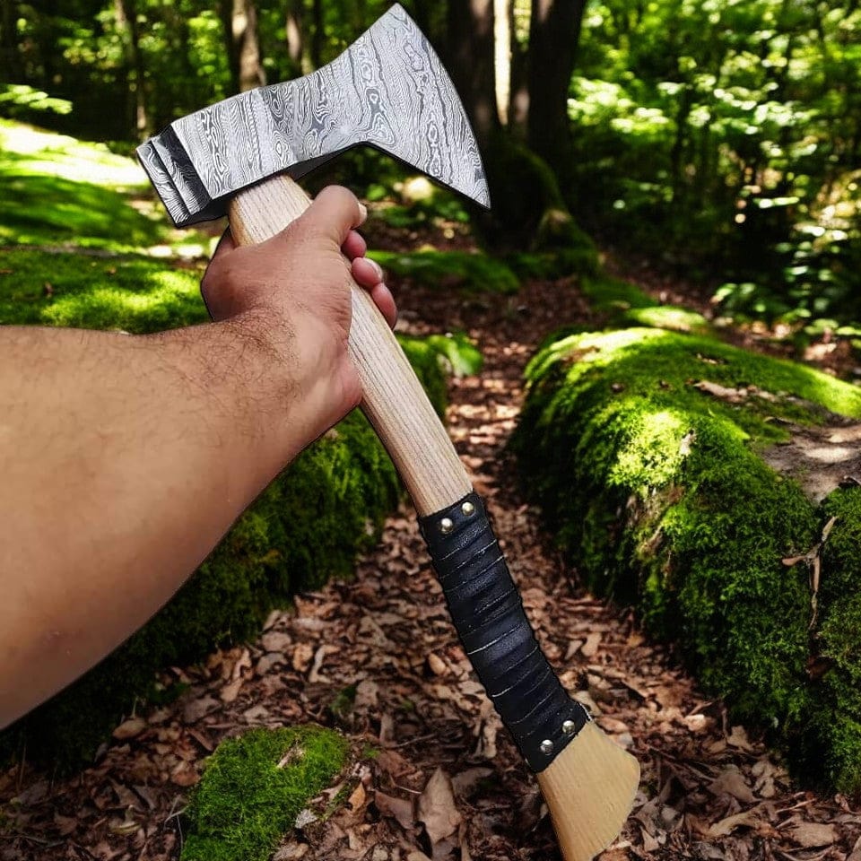 KBS Knives Store Axe The "Viking's Wrath" - Custom Handmade Viking Ax