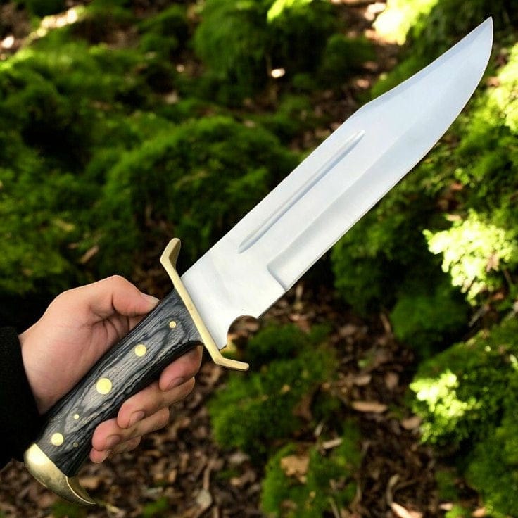 KBS Knives Store Bowie Knives Custom Handmade Best Bowie Knife – 16" D2 Steel