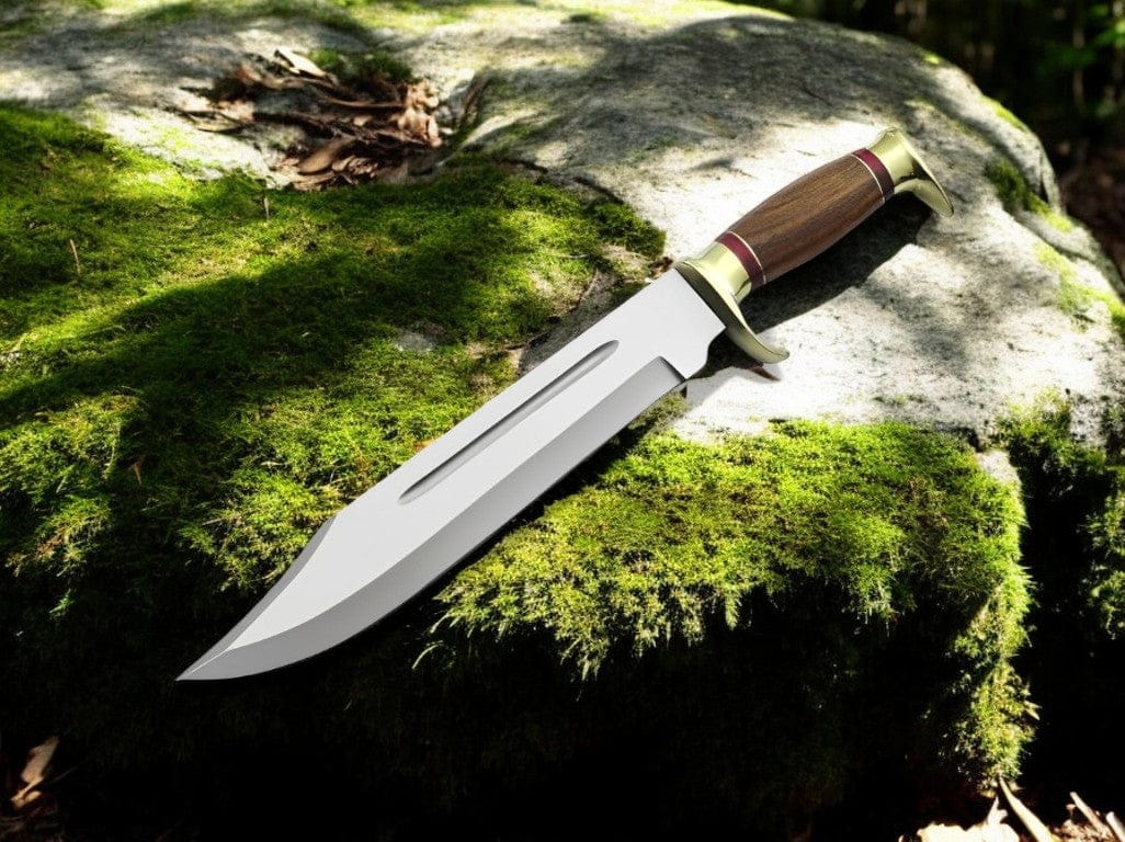 KBS Knives Store Bowie Knives Custom Handmade Best Bowie Knife for Sale – 17" D2 Steel