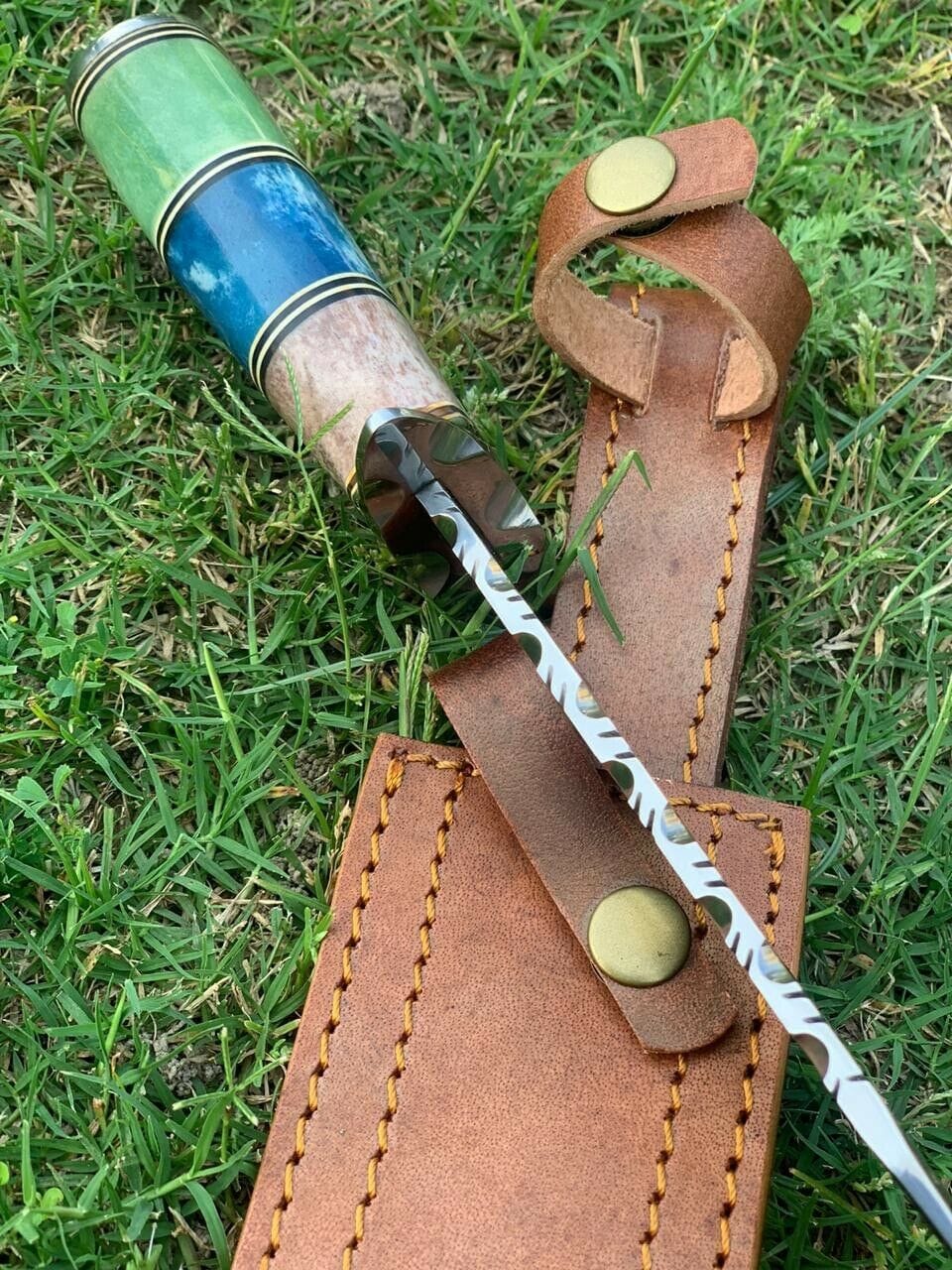 KBS Knives Store Bowie Knives Custom Handmade D2 Tool Steel Hunting Bowie Knife