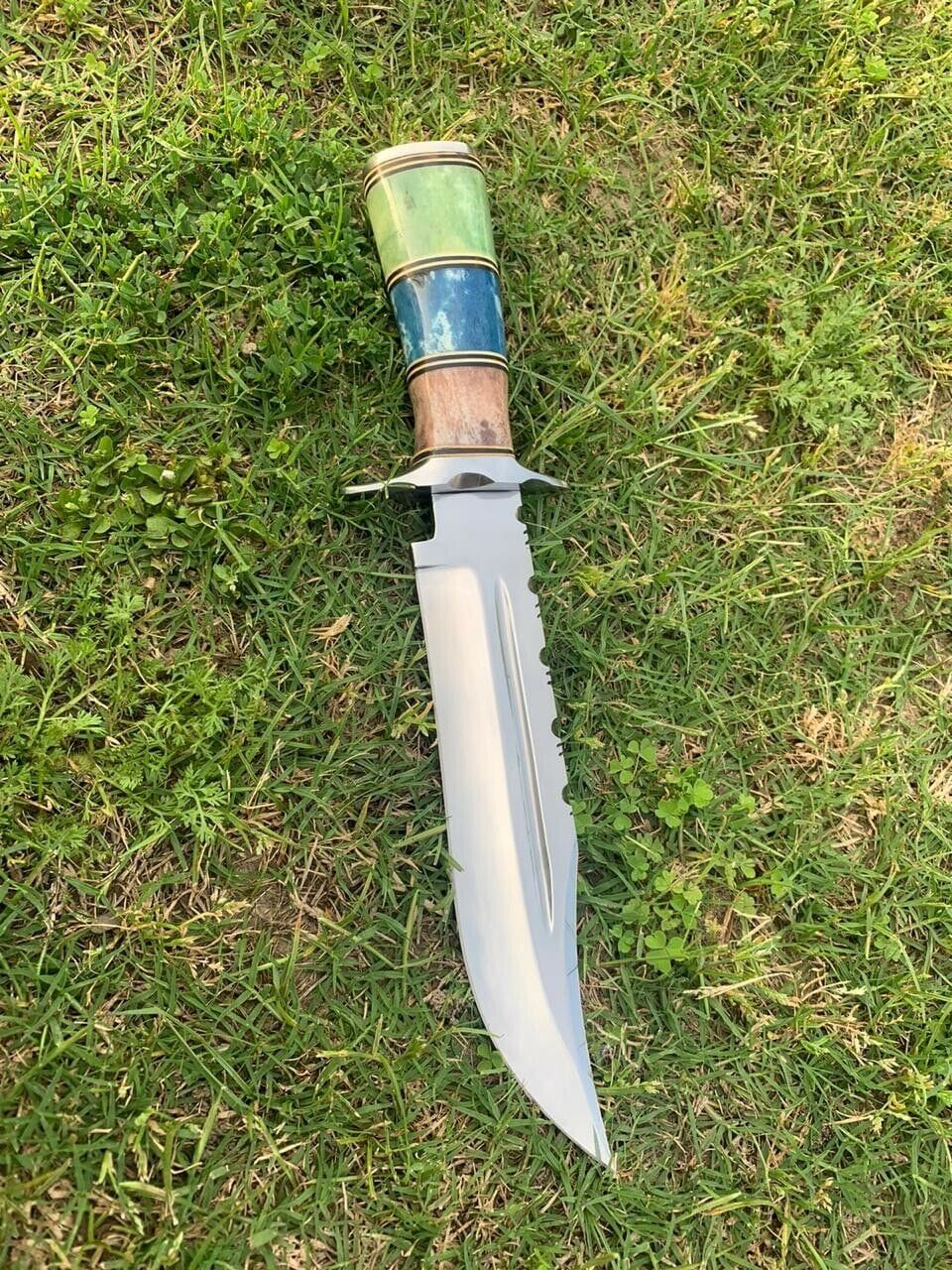 KBS Knives Store Bowie Knives Custom Handmade D2 Tool Steel Hunting Bowie Knife