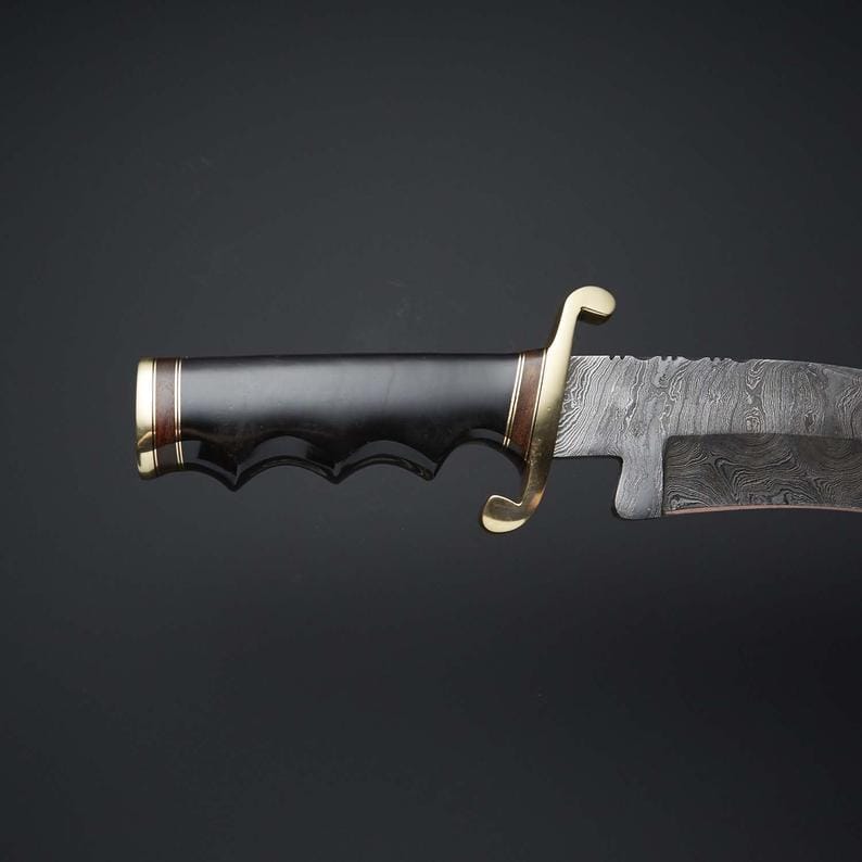 KBS Knives Store Bowie Knives Custom Handmade Damascus Bowie Knife