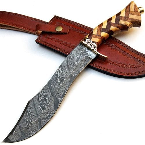 KBS Knives Store Bowie Knives Custom Handmade Damascus Bowie Knife