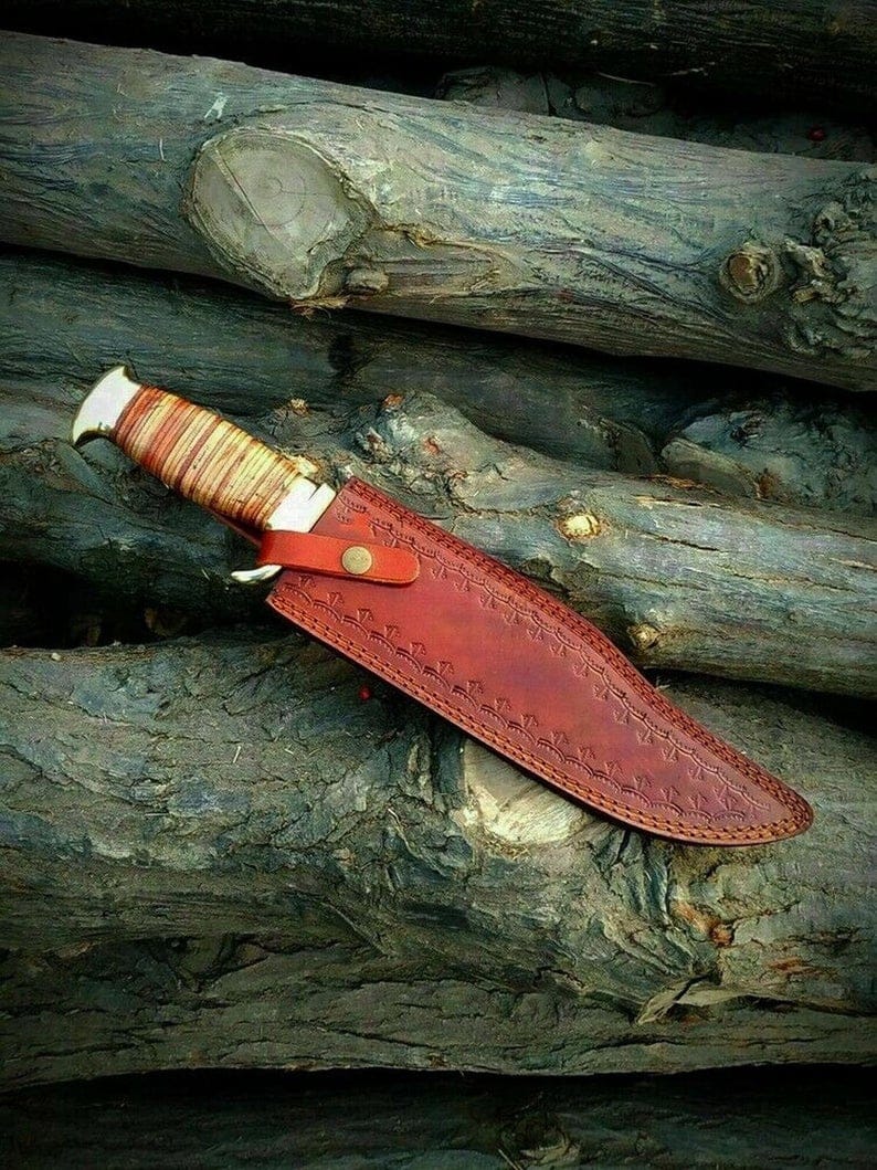 KBS Knives Store Bowie Knives Handmade Damascus Bowie
