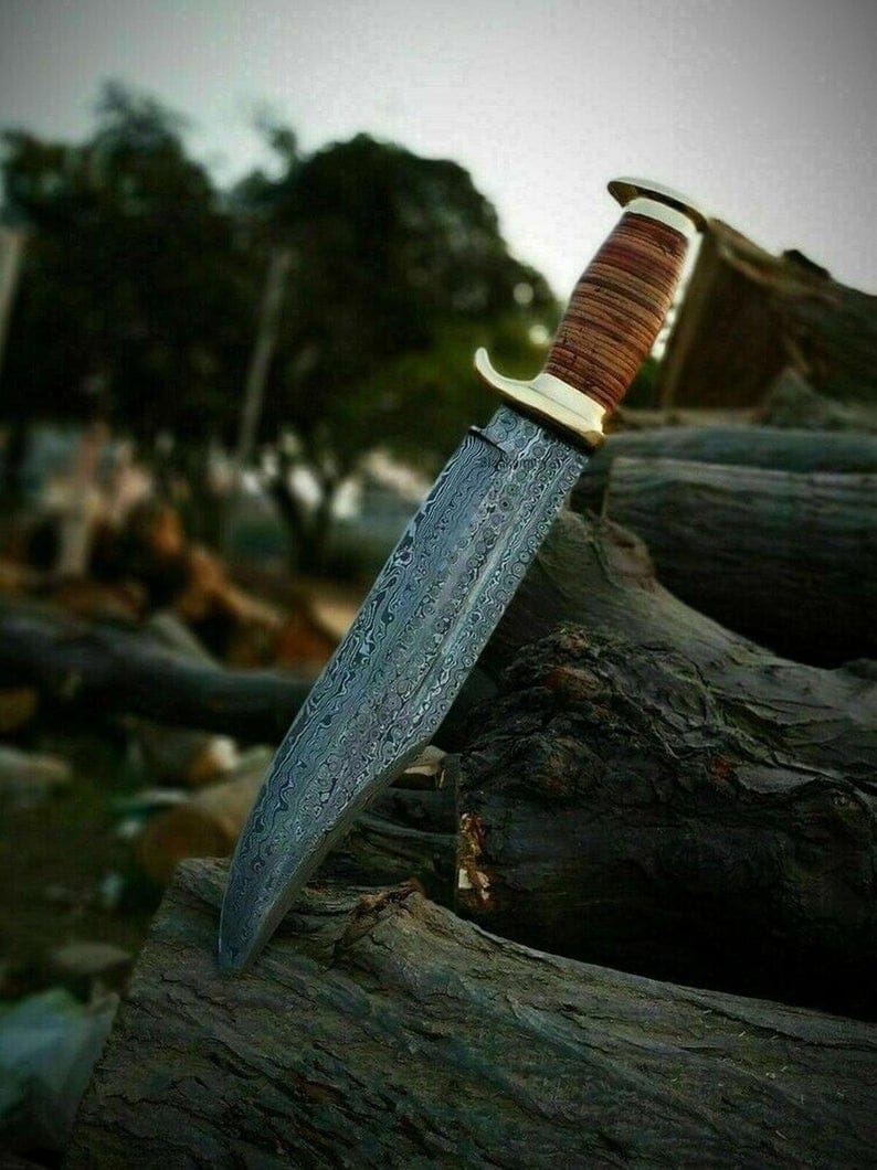 KBS Knives Store Bowie Knives Handmade Damascus Bowie