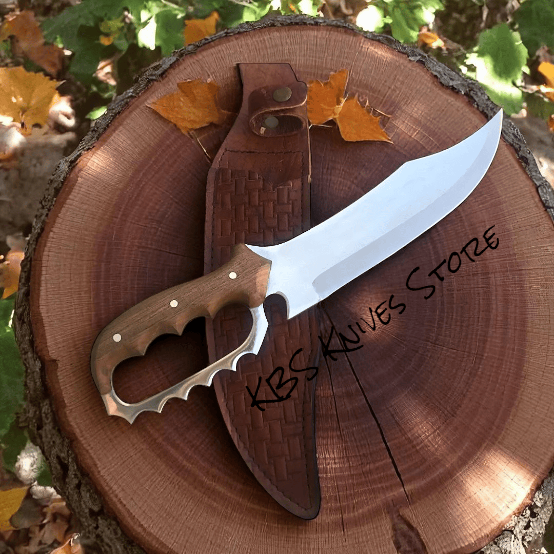 KBS Knives Store Bowie Knives Premium Bowie Sword: D2 Steel & Rosewood Handle