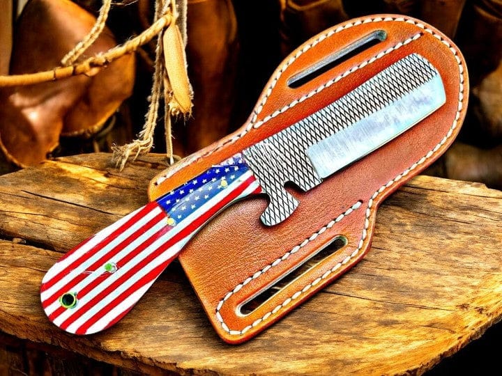 KBS Knives Store Bull Cutter Calf Cutting Knife – Custom Handmade Ranch Blade "Lone Star Edge"