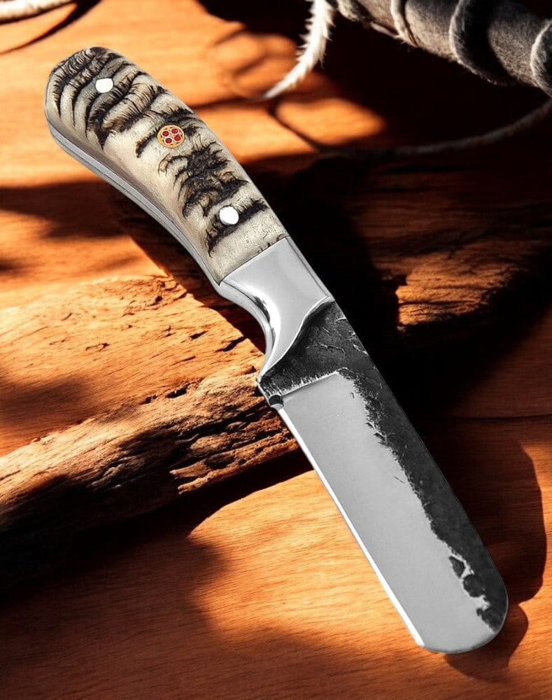 KBS Knives Store Bull Cutter Custom Handmade Bull Cutter Knife – 7" High-Carbon Steel