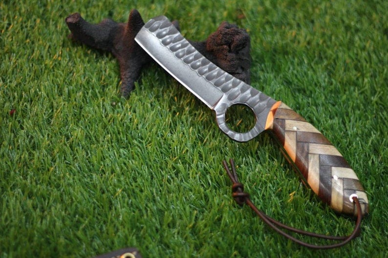 KBS Knives Store Bull Cutter Custom Handmade Bull Cutters with Leather Sheath