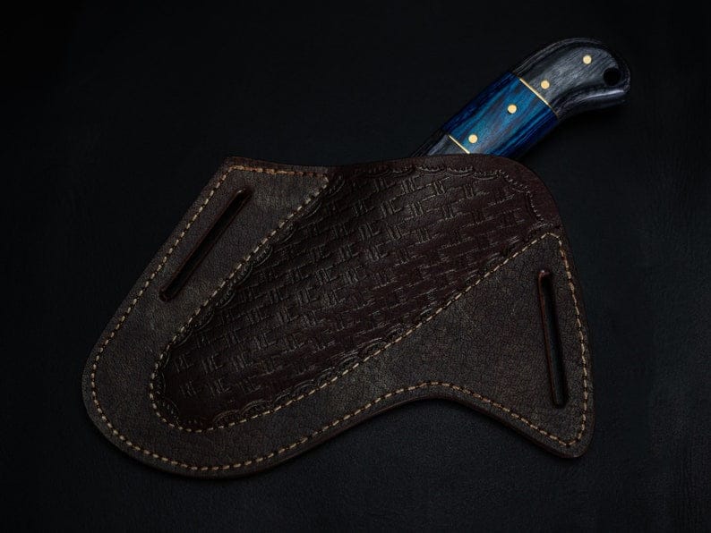 KBS Knives Store Bull Cutter Damascus Bull Cutter Knife – Handcrafted 256-Layer Blade
