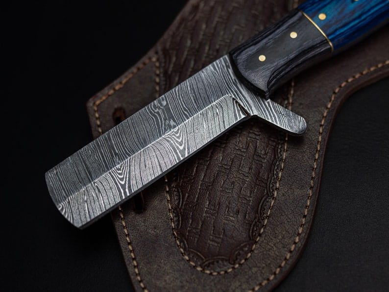 KBS Knives Store Bull Cutter Damascus Bull Cutter Knife – Handcrafted 256-Layer Blade