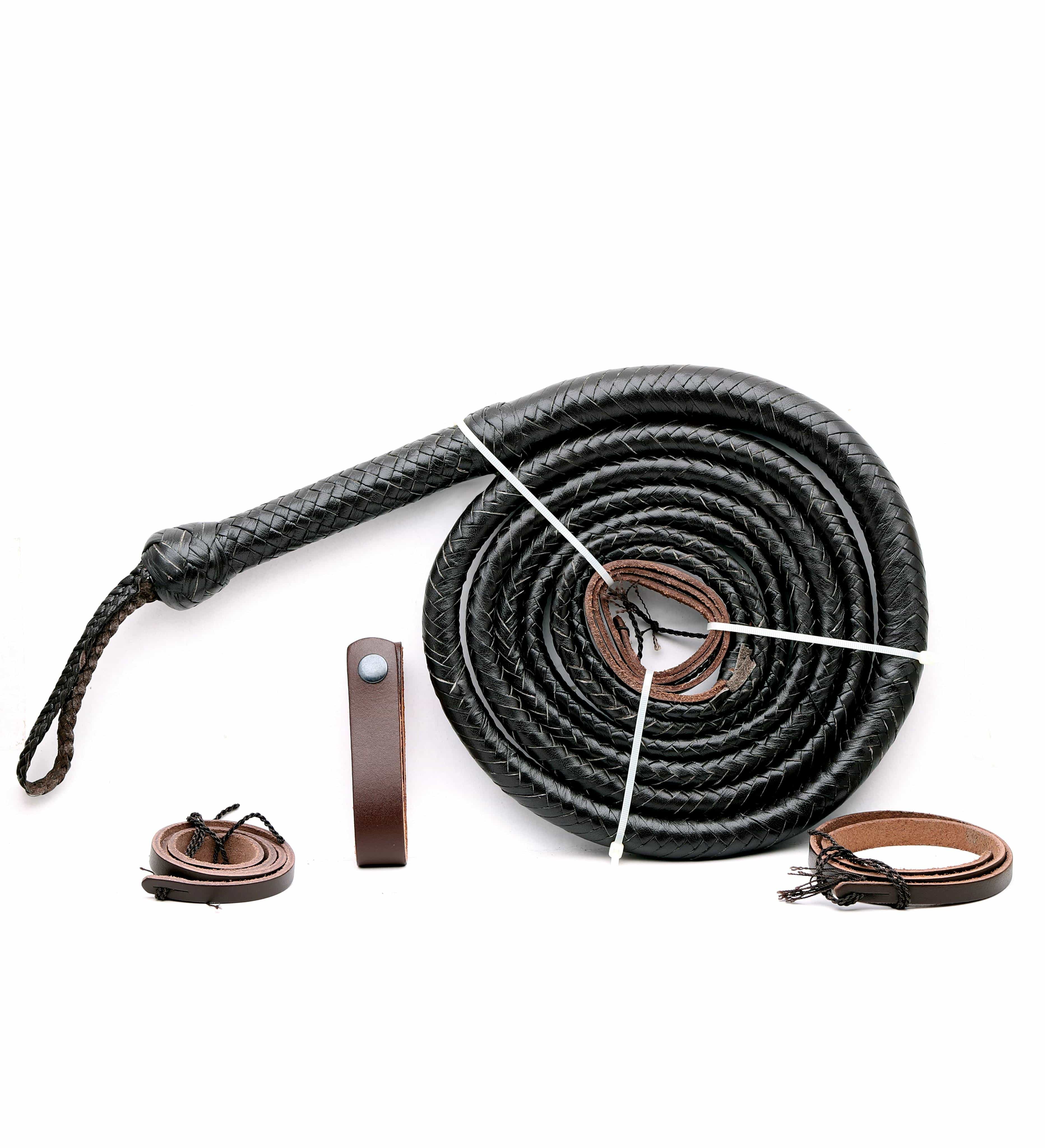 KBS Knives Store Bull Whips Choco Black Leather Bullwhip – Buy Online (4ft–16ft)