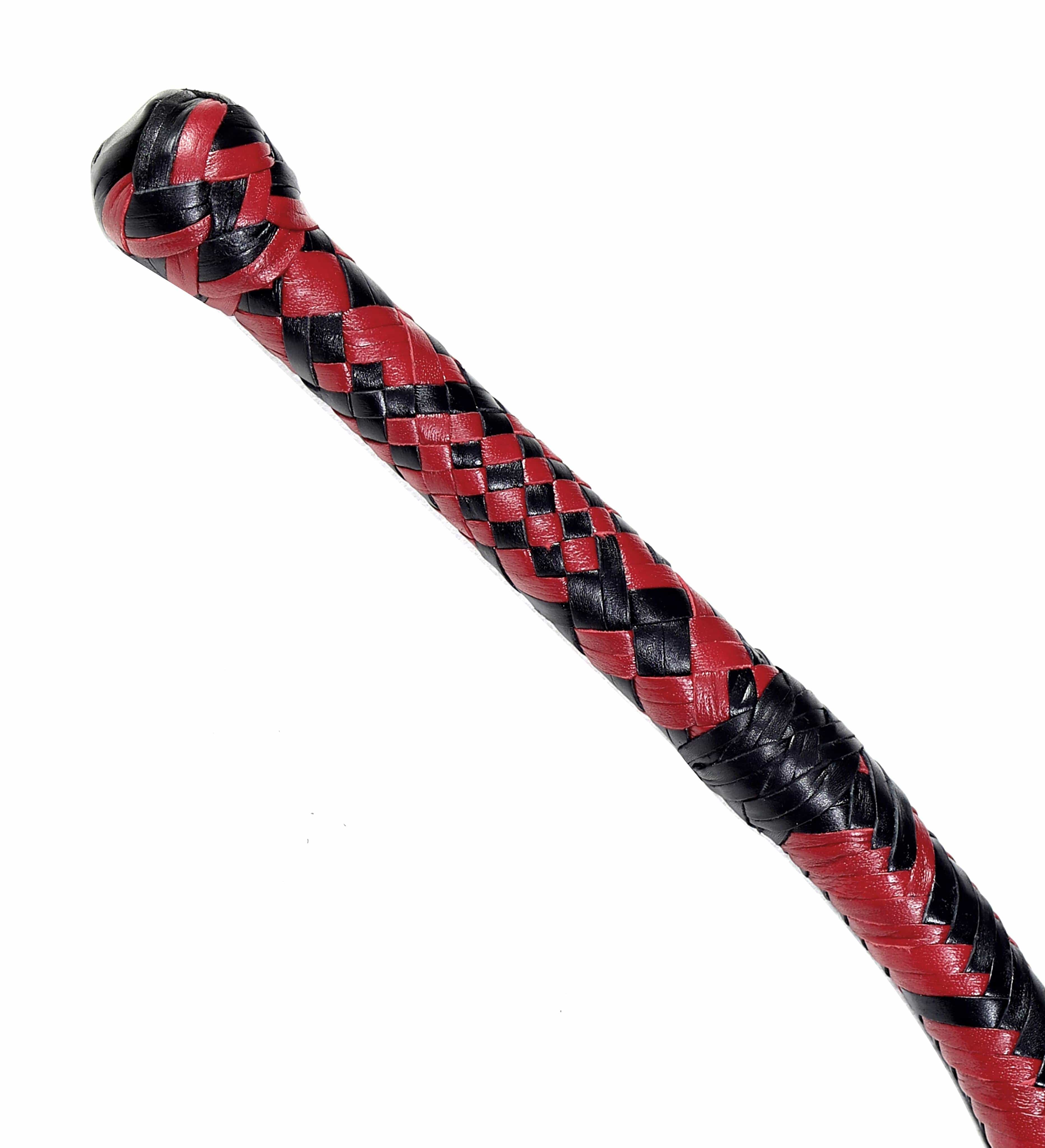 KBS Knives Store Bull Whips Handmade Red, Black & Orange Leather Bullwhip (4ft to 16ft)