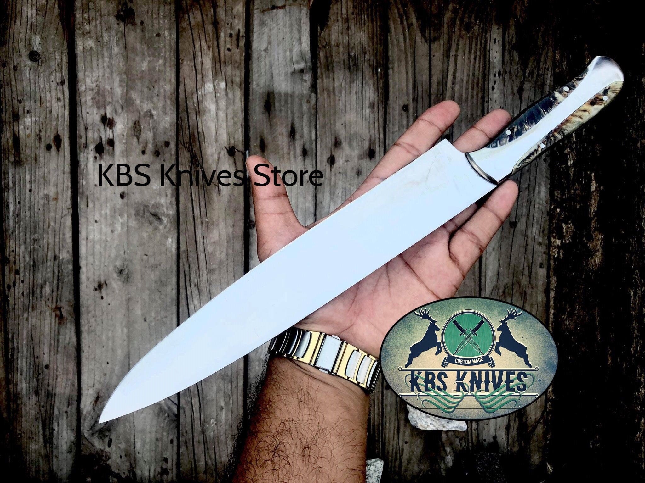 KBS Knives Store Chef Knife Custom Handmade D2 Stainless steel Chef/Kitchen Knife