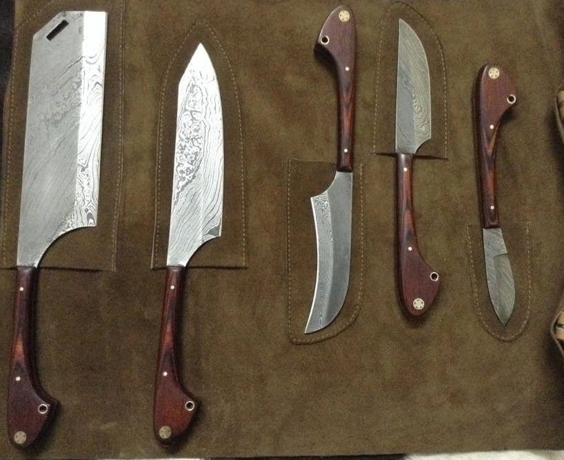 KBS Knives Store Chef Knife Custom handmade kitchen/outdoor knives set