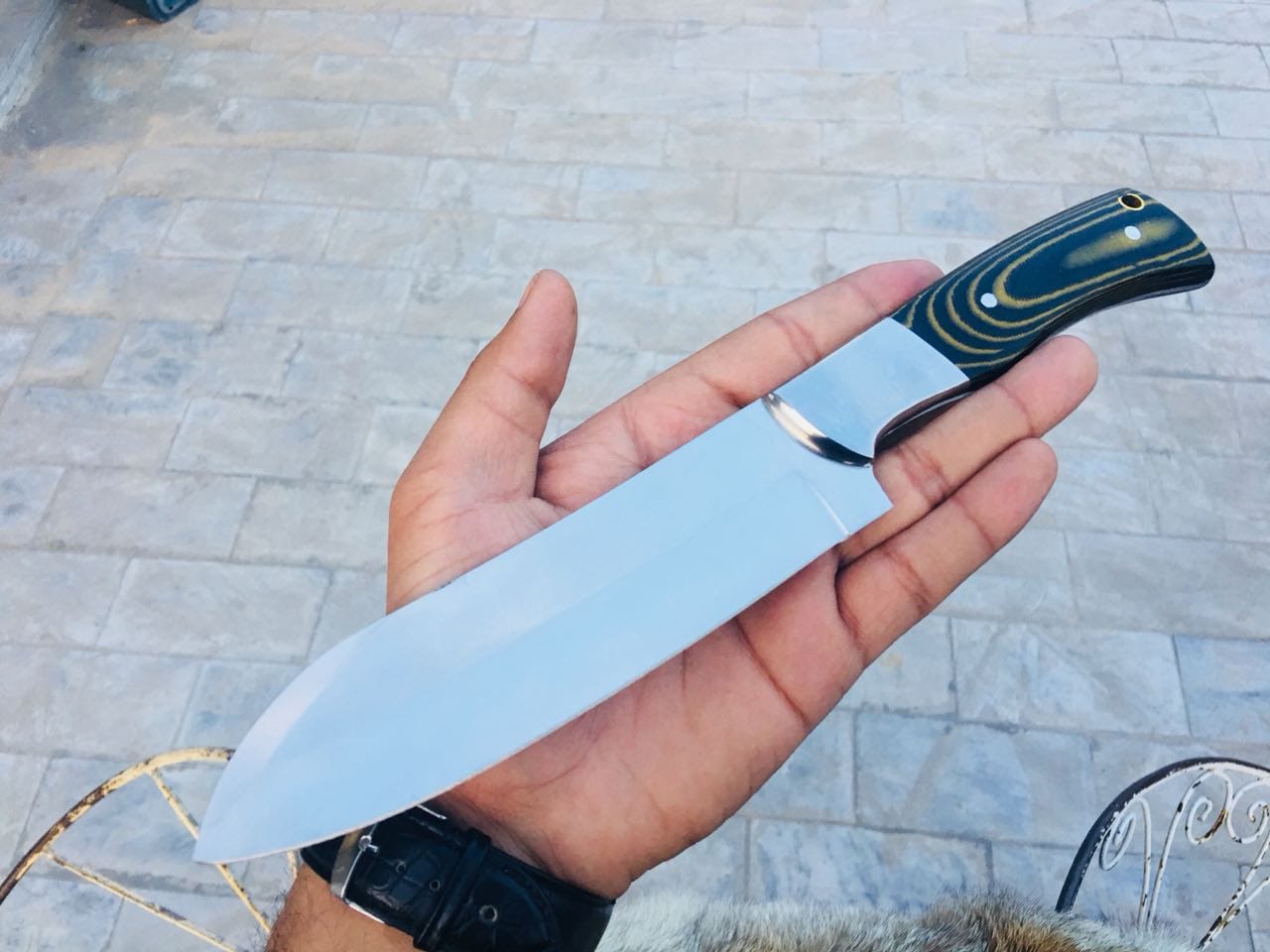 KBS Knives Store Chef Knife Full Tang Custom Handmade D2 Steel Kitchen Knife