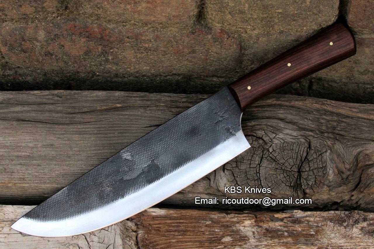 KBS Knives Store Chef Knife HAND FORGED TOOL STEEL CHEF KNIFE