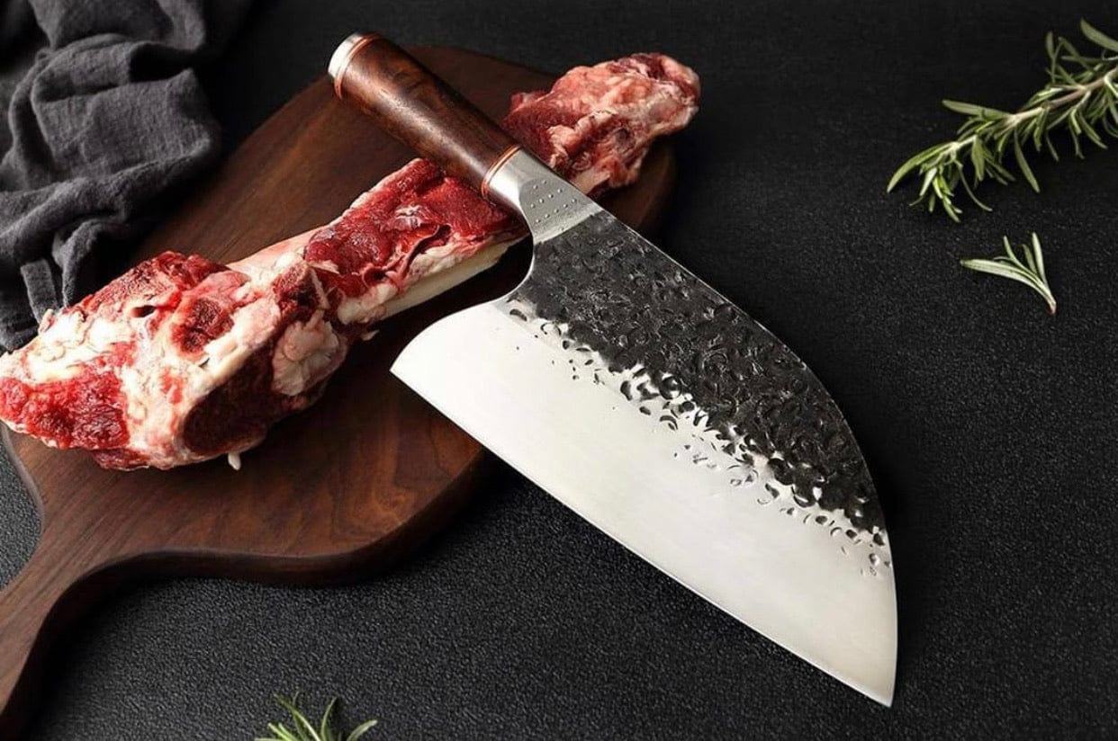 KBS Knives Store Cleaver Knife Hand Forged 1095 Cleaver Knife