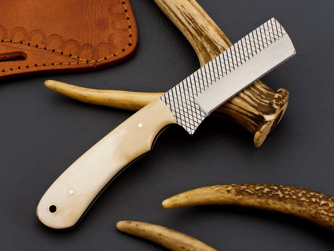 KBS Knives Store Cowboy Knife Custom Handmade Bull Knife with Bone Handle