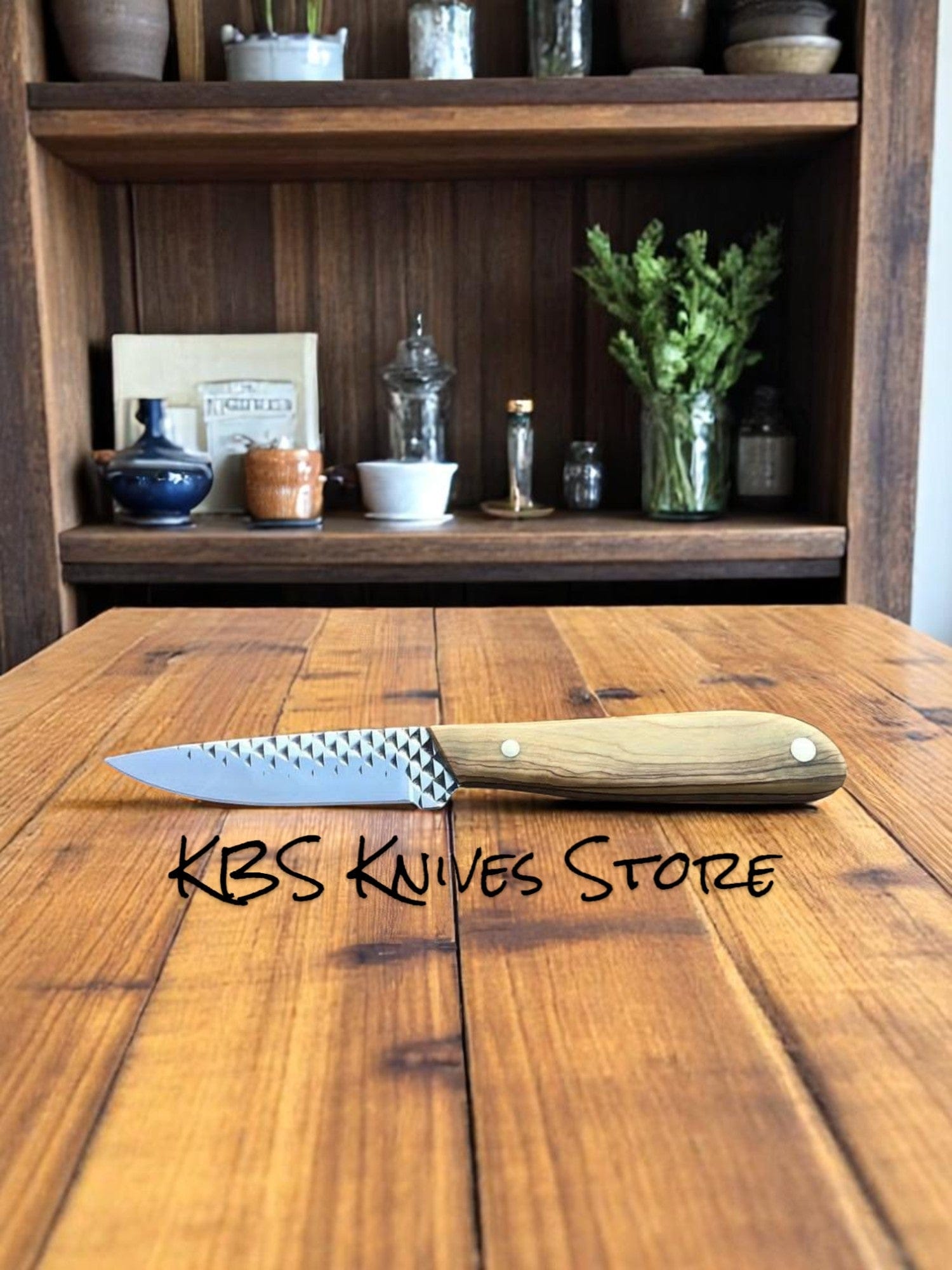 KBS Knives Store Cowboy Knife Frontier Belt Knife – Handmade Cowboy Knife for Ranch & Saddle Work
