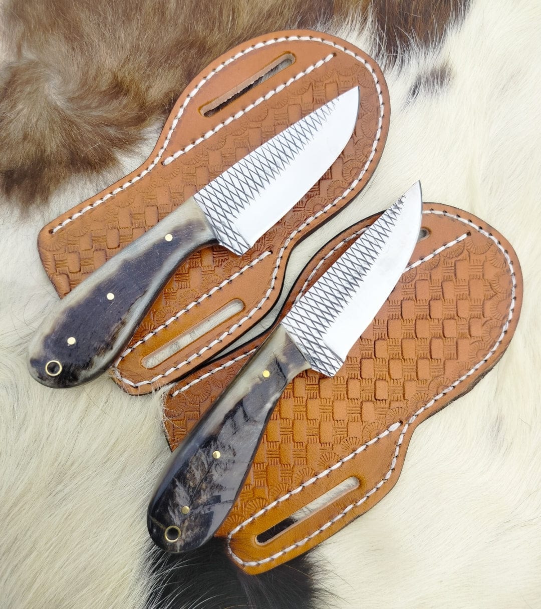 KBS Knives Store Cowboy Knife Western Knife for Cowboy – Handcrafted Rasp Steel & Sheep Horn