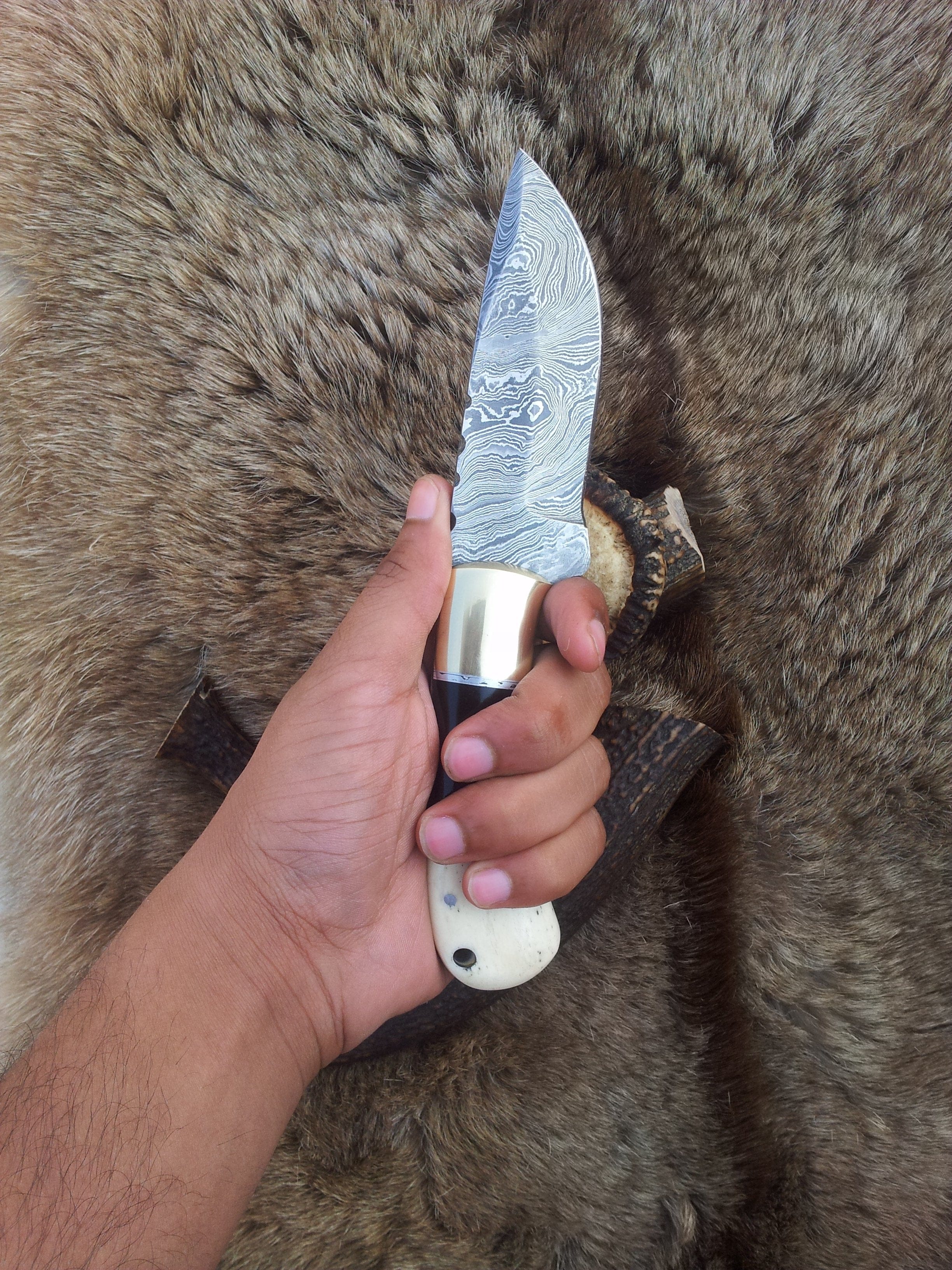 KBS Knives Store Damascus Knife Beautiful Hand Made Damascus Knife