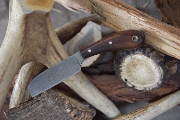 KBS Knives Store Damascus Knife Custom Handmade Damascus Steel Blade Bull Cutter Knife