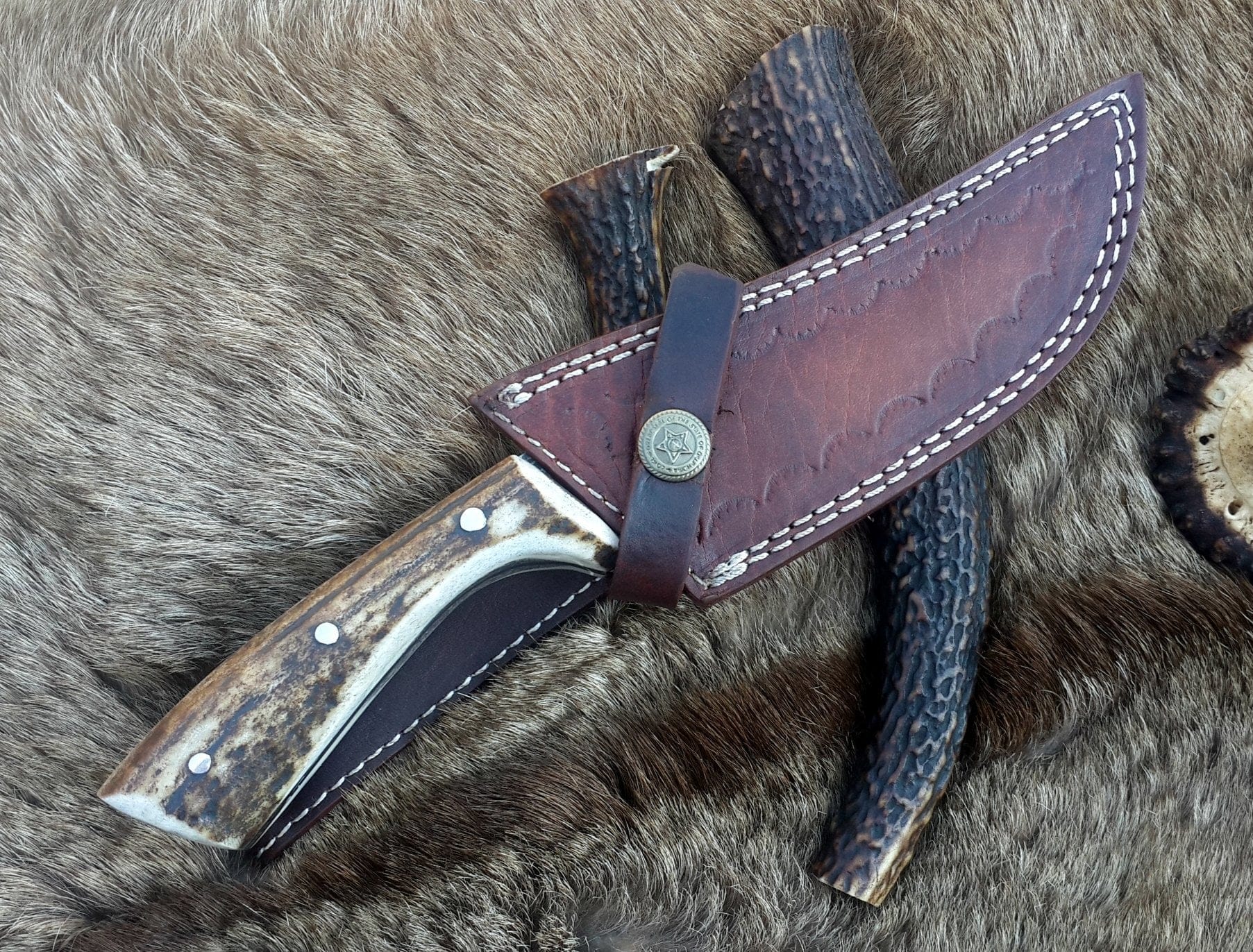 KBS Knives Store Damascus Knife Damascus Narrow Blade Knife