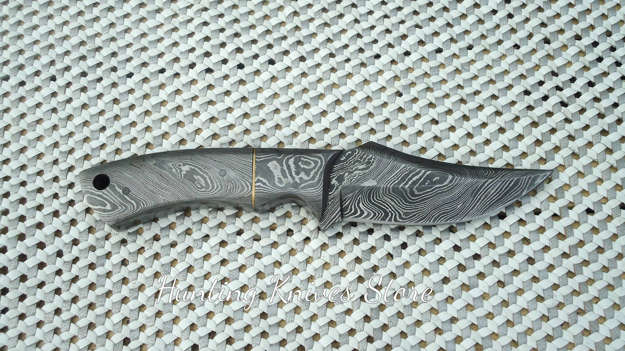KBS Knives Store Damascus Knife Full Damascus Skinny Knife