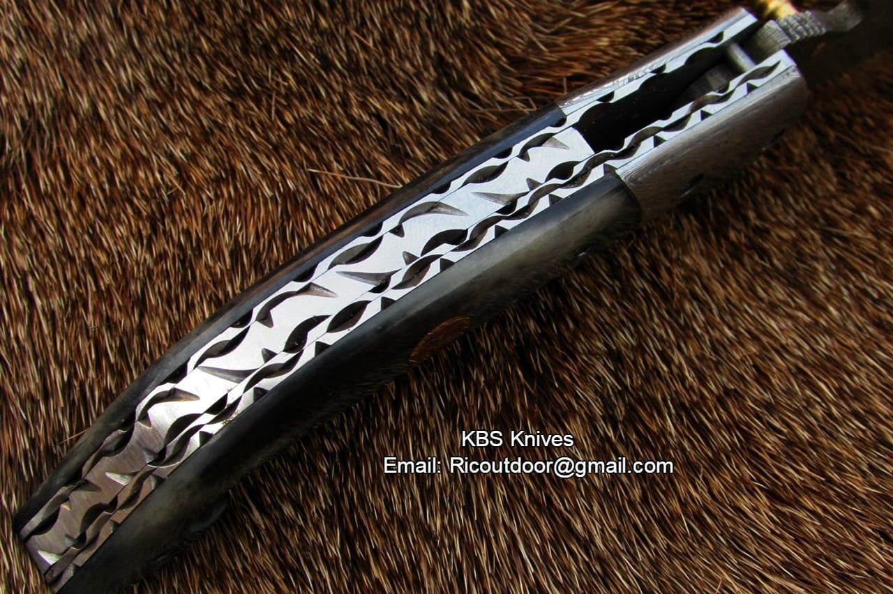 KBS Knives Store Damascus Knife Hand Made Damascus Pocket Knife