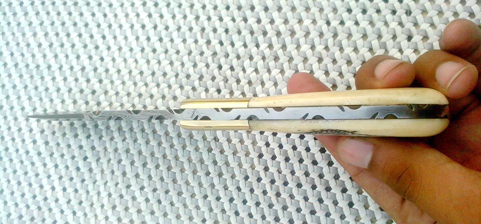 KBS Knives Store Damascus Knife New Damascus Skinny Knife