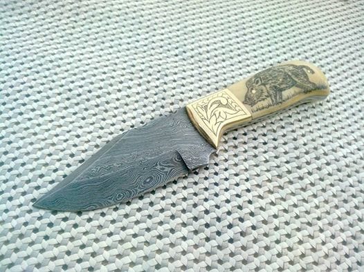 KBS Knives Store Damascus Knife New Damascus Skinny Knife