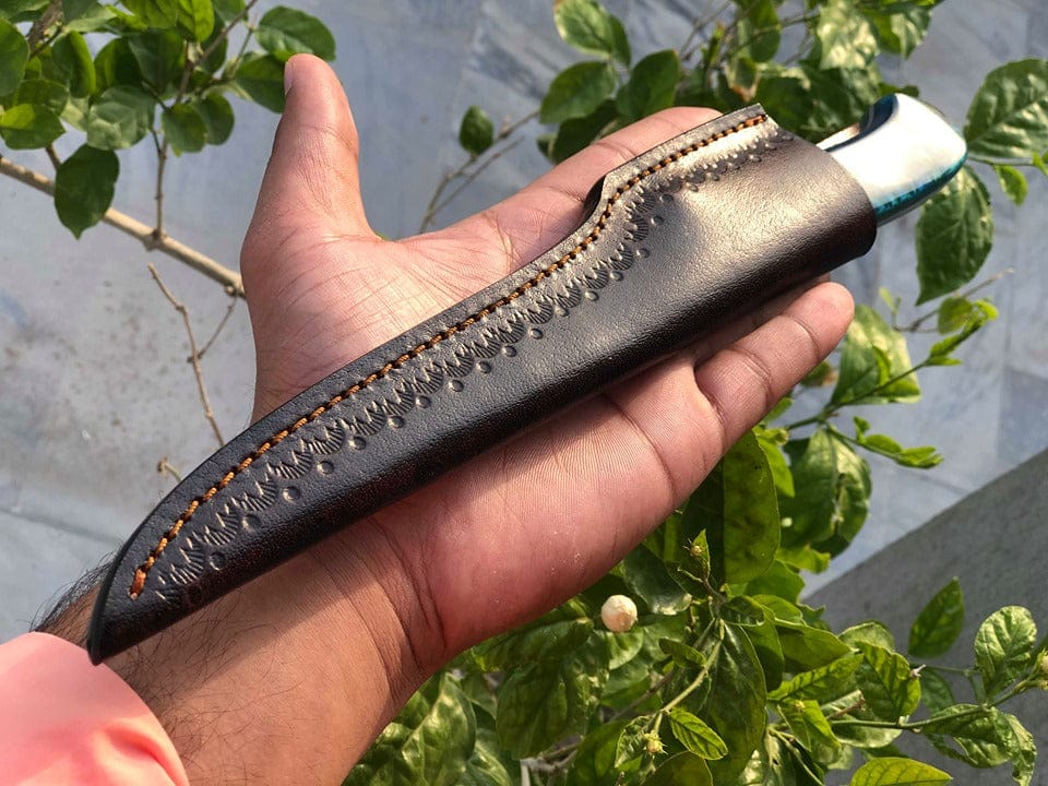 KBS Knives Store Fillet Knife Filleting Knife – 7" Damascus Steel Blade