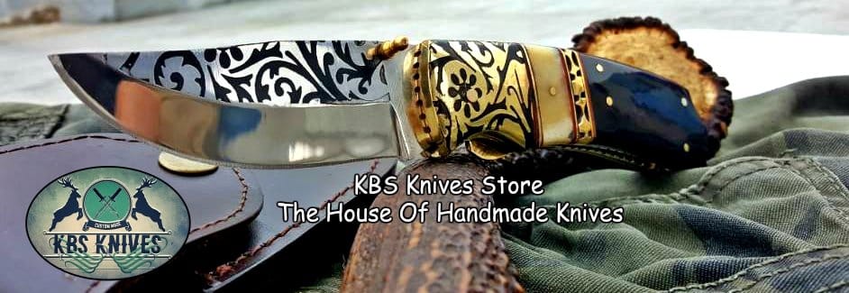 KBS Knives Store Folding Knife Custom Handmade D2 High Polished Steel Folding Pocket Knife