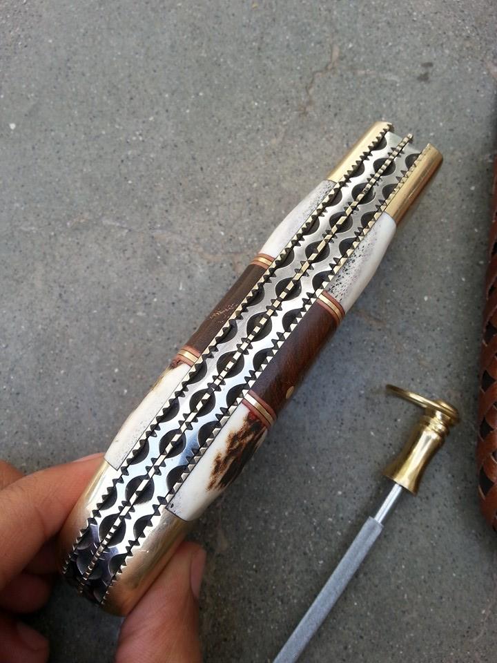 KBS Knives Store Folding Knife Everyday Carry Custom Handcrafted Damascus Steel Double Blade Folding Pocket Knife – The Dual Edge