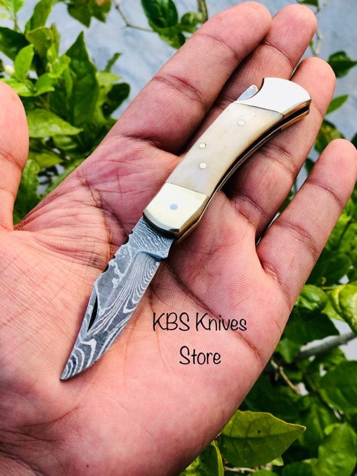KBS Knives Store Folding Knives Edc Bone Handle Pocket Knife